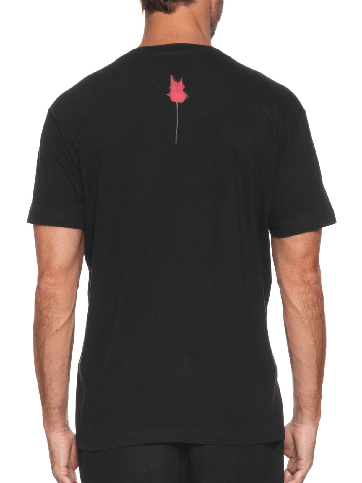 Camiseta Masculina Manga Curta Vintage SK82 Preto Osklen