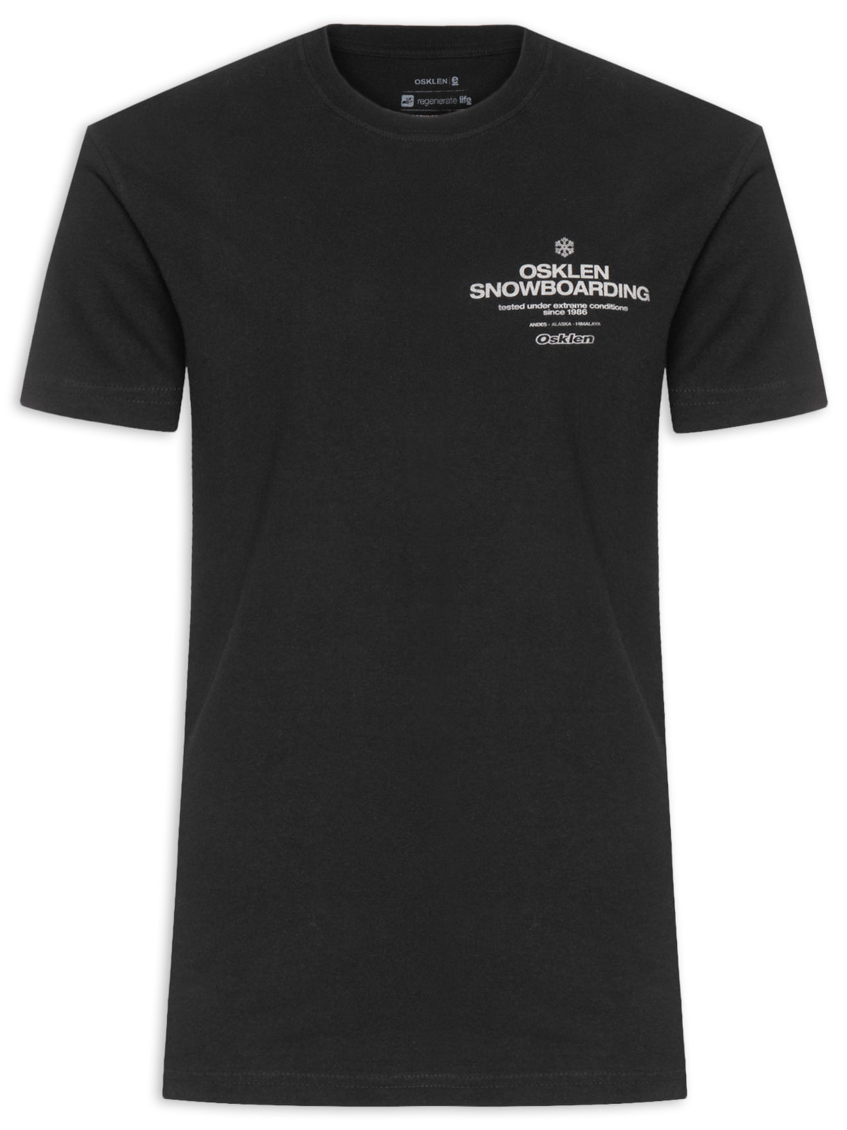 Camiseta Masculina Manga Curta Vintage Sk82 - Preto