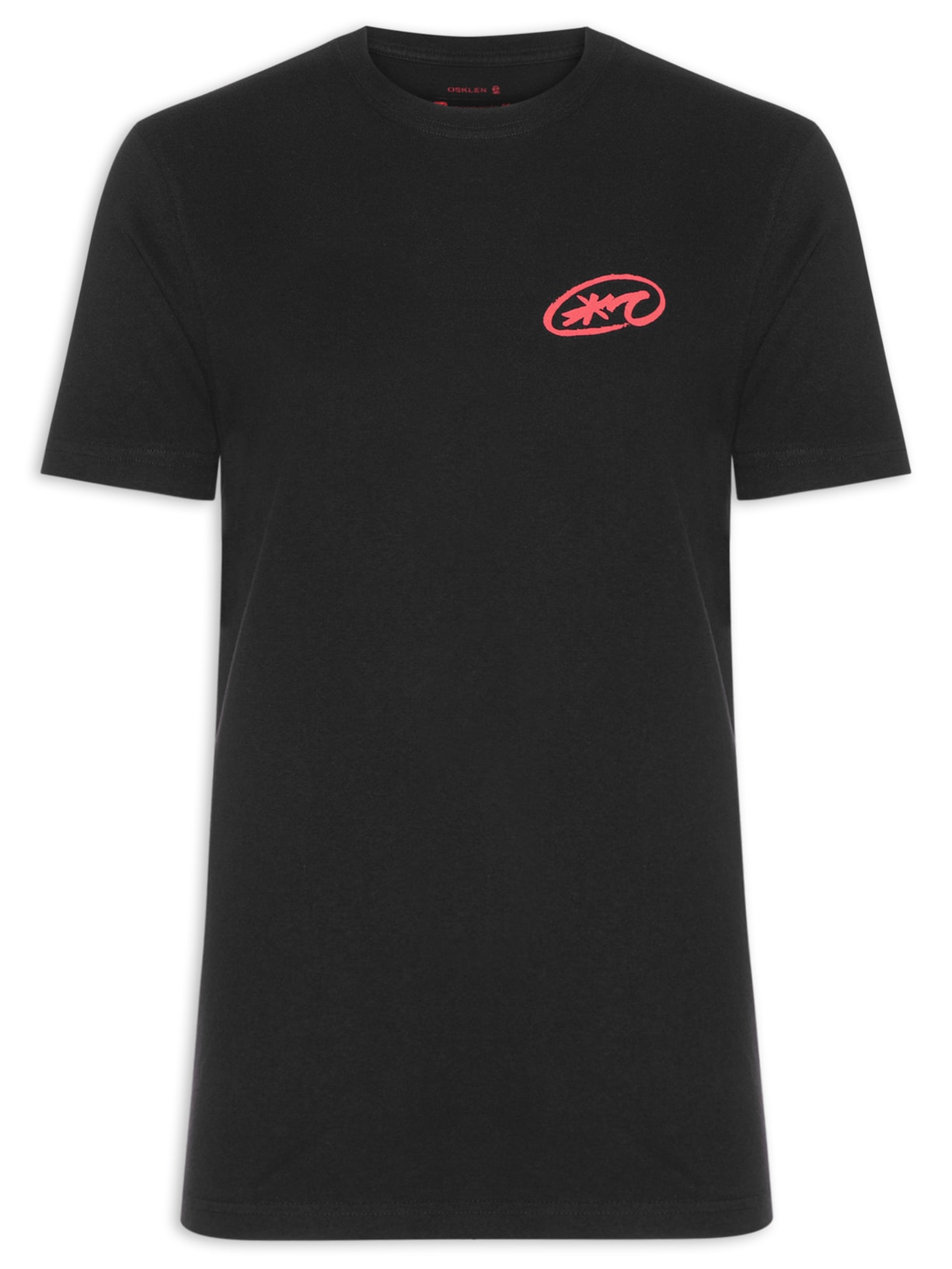 Camiseta Masculina Manga Curta Vintage Snow Crystal - Preto