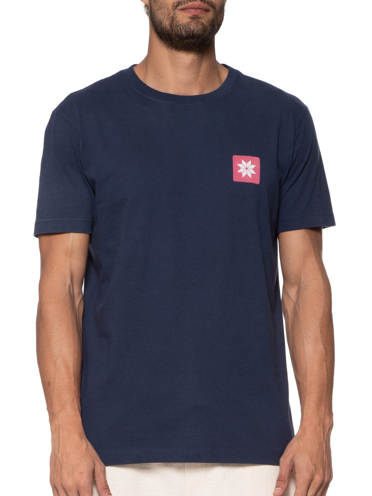 Camiseta Masculina Manga Curta Vintage Snow Icon Azul Osklen