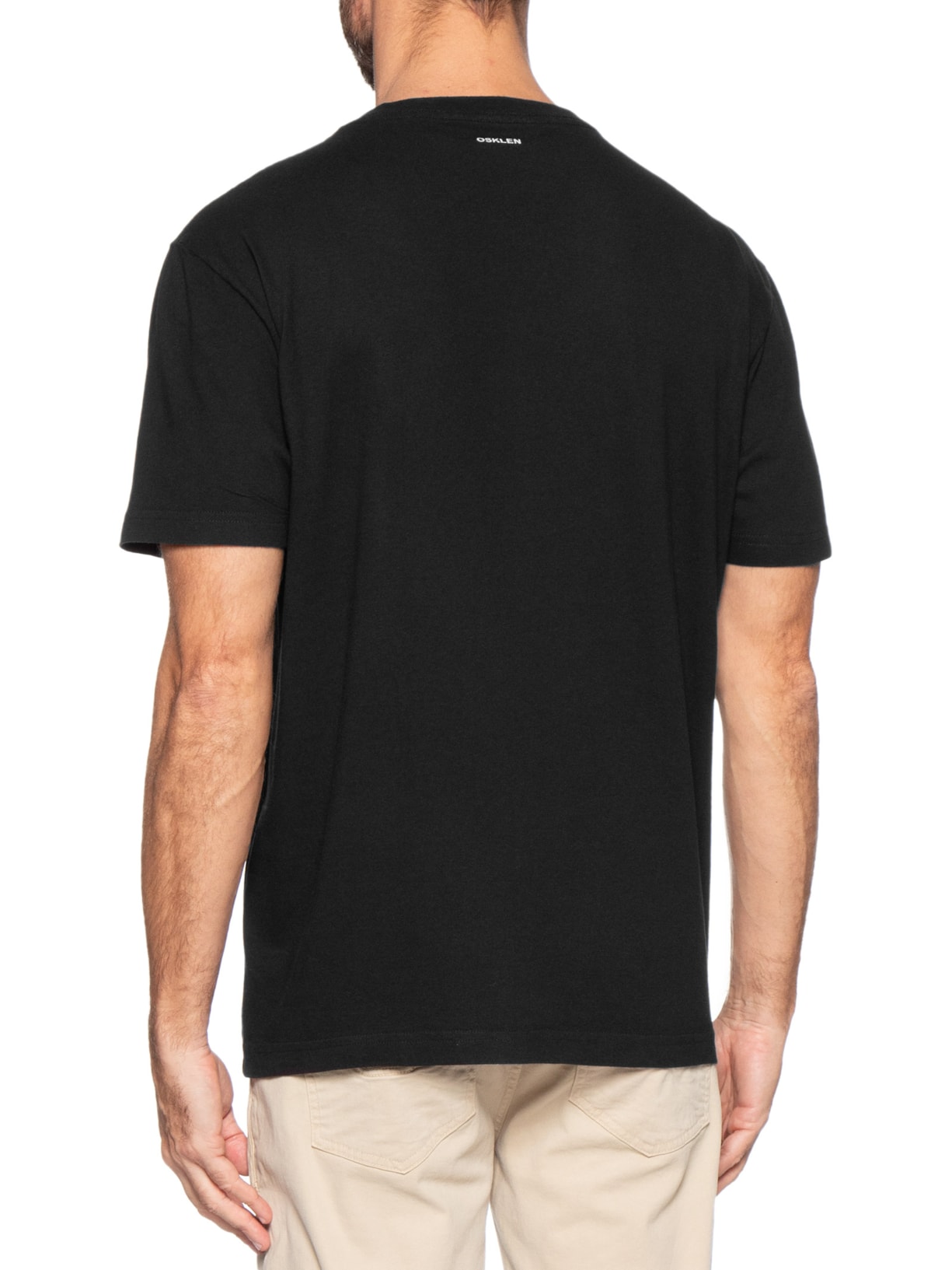 Camiseta Masculina Manga Curta Vintage TRKK Preto Osklen