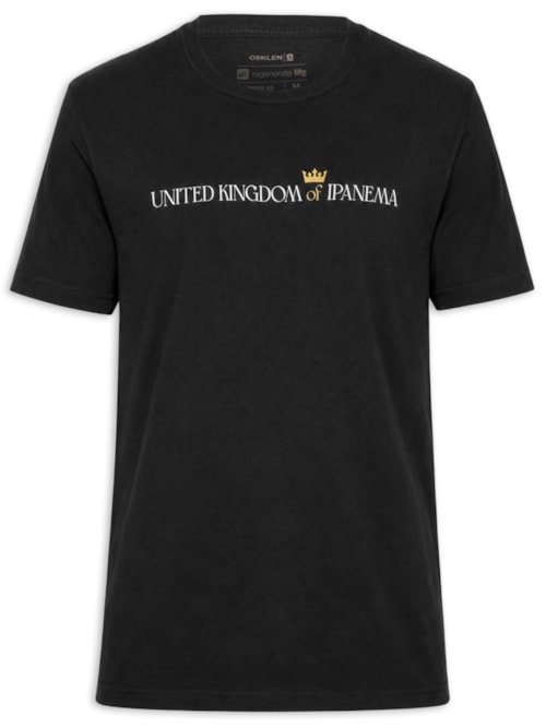 Camiseta Masculina Manga Curta Vintage United Kingdom – Preto