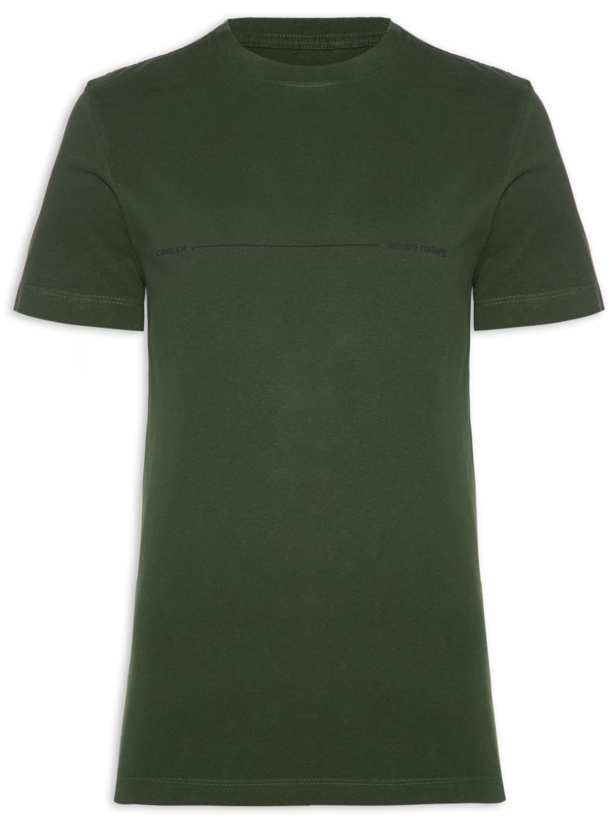 Camiseta Masculina Manga Curta Vintage - Verde