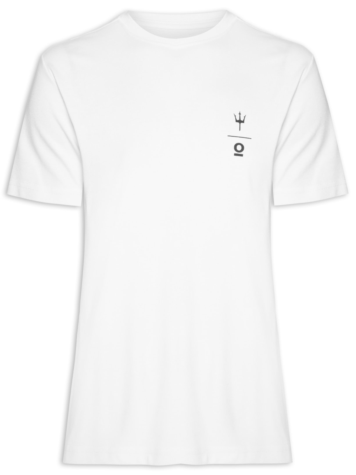 Camiseta Masculina Manga Curta Watery Worlds Manga Curta - Branco