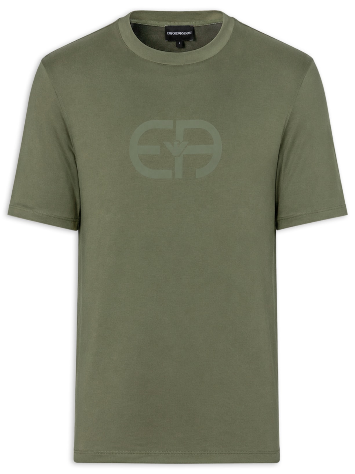 Camiseta Masculina Manga Curta – Verde Emporio Armani