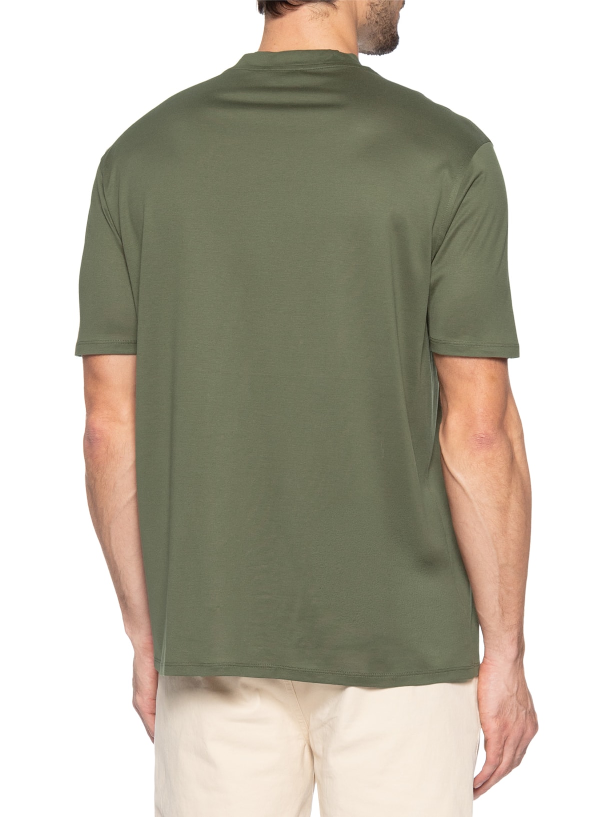 Camiseta Masculina Manga Curta – Verde Emporio Armani
