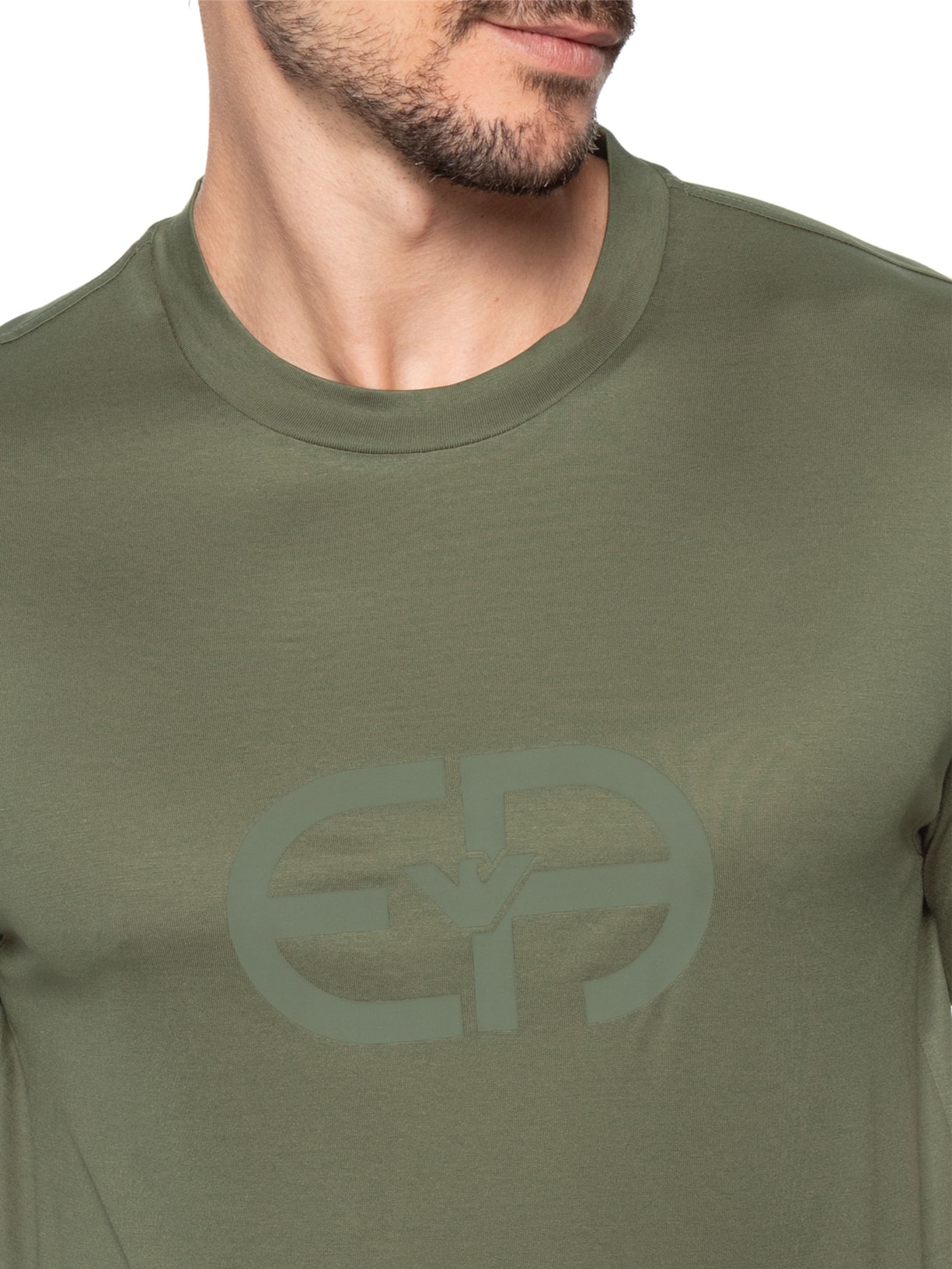 Camiseta Masculina Manga Curta – Verde Emporio Armani