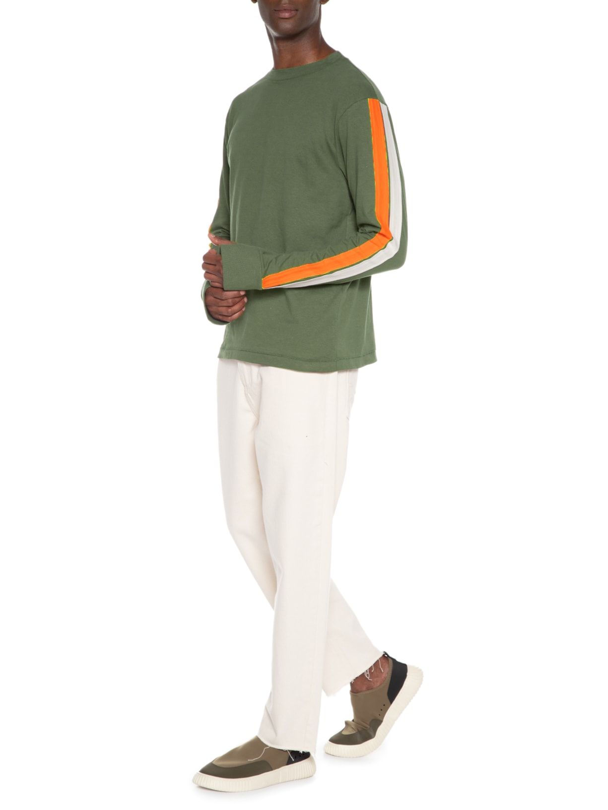 Camiseta Masculina Manga Loga Trkk Verde Osklen