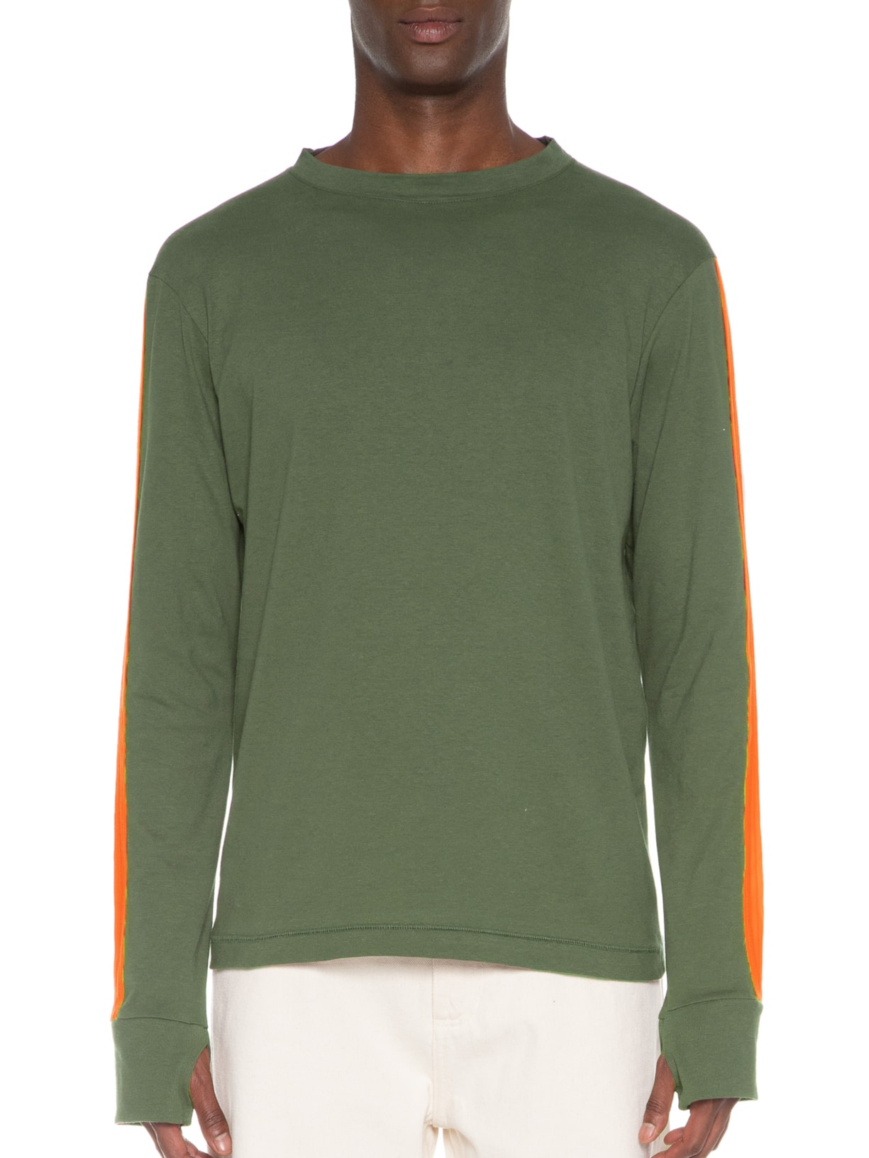 Camiseta Masculina Manga Loga Trkk Verde Osklen