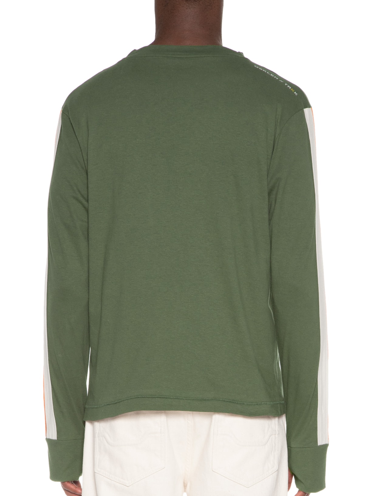 Camiseta Masculina Manga Loga Trkk Verde Osklen