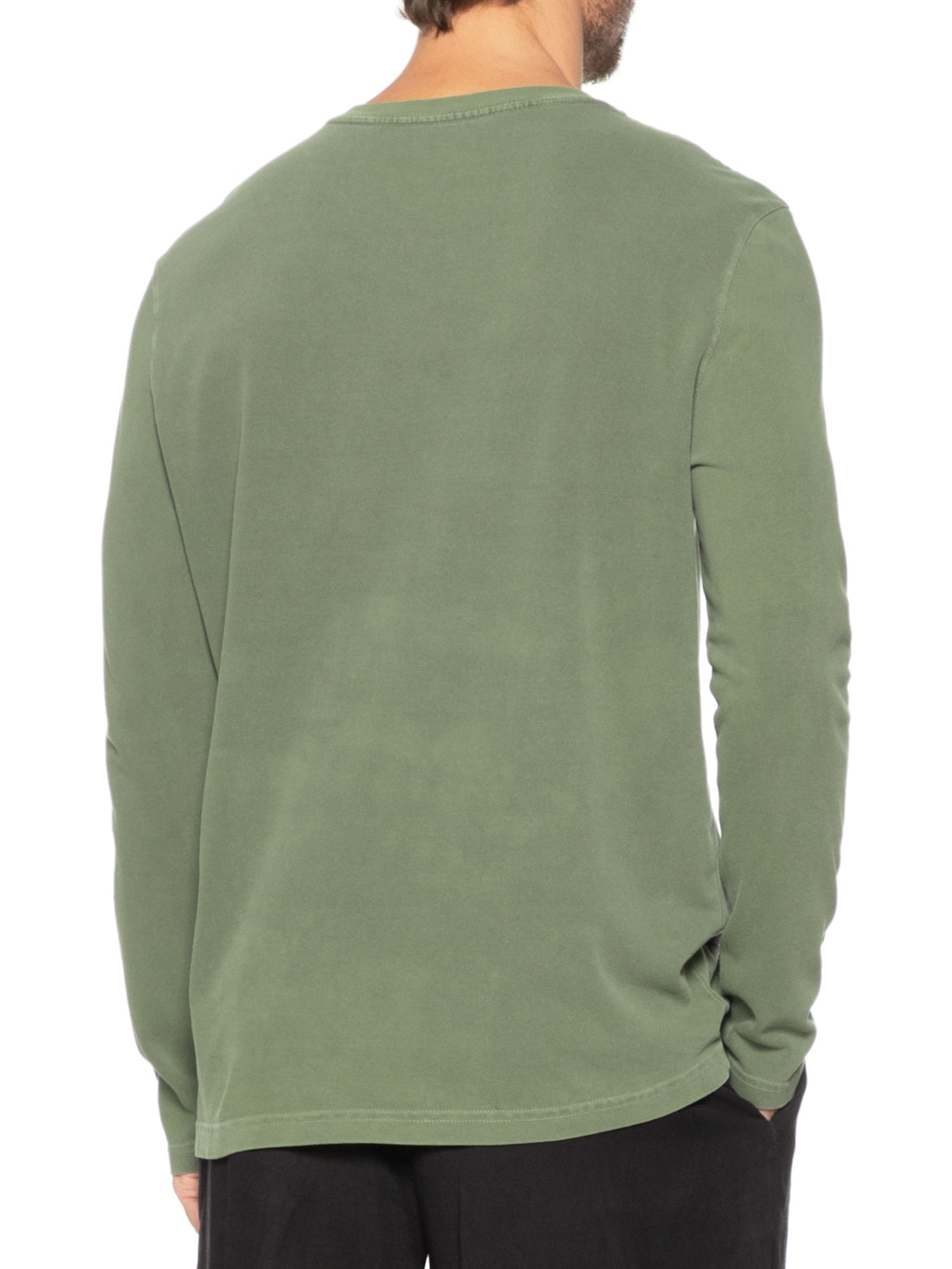 Camiseta Masculina Manga Longa Ag Verde Osklen