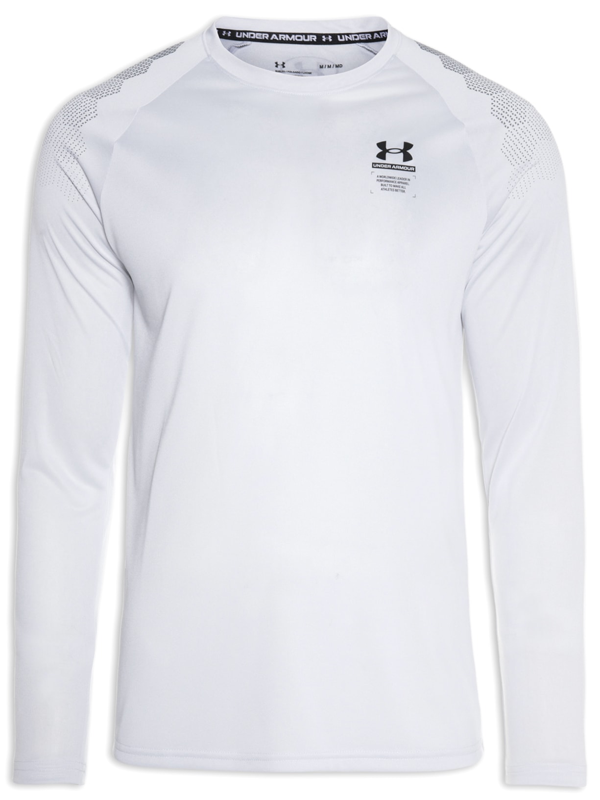 Camiseta Masculina Manga Longa Armourprin - Cinza