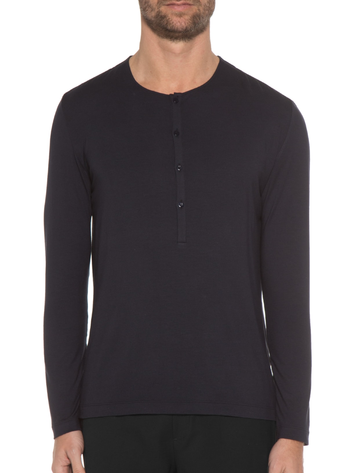 Camiseta Masculina Manga Longa Azul Ricardo Almeida