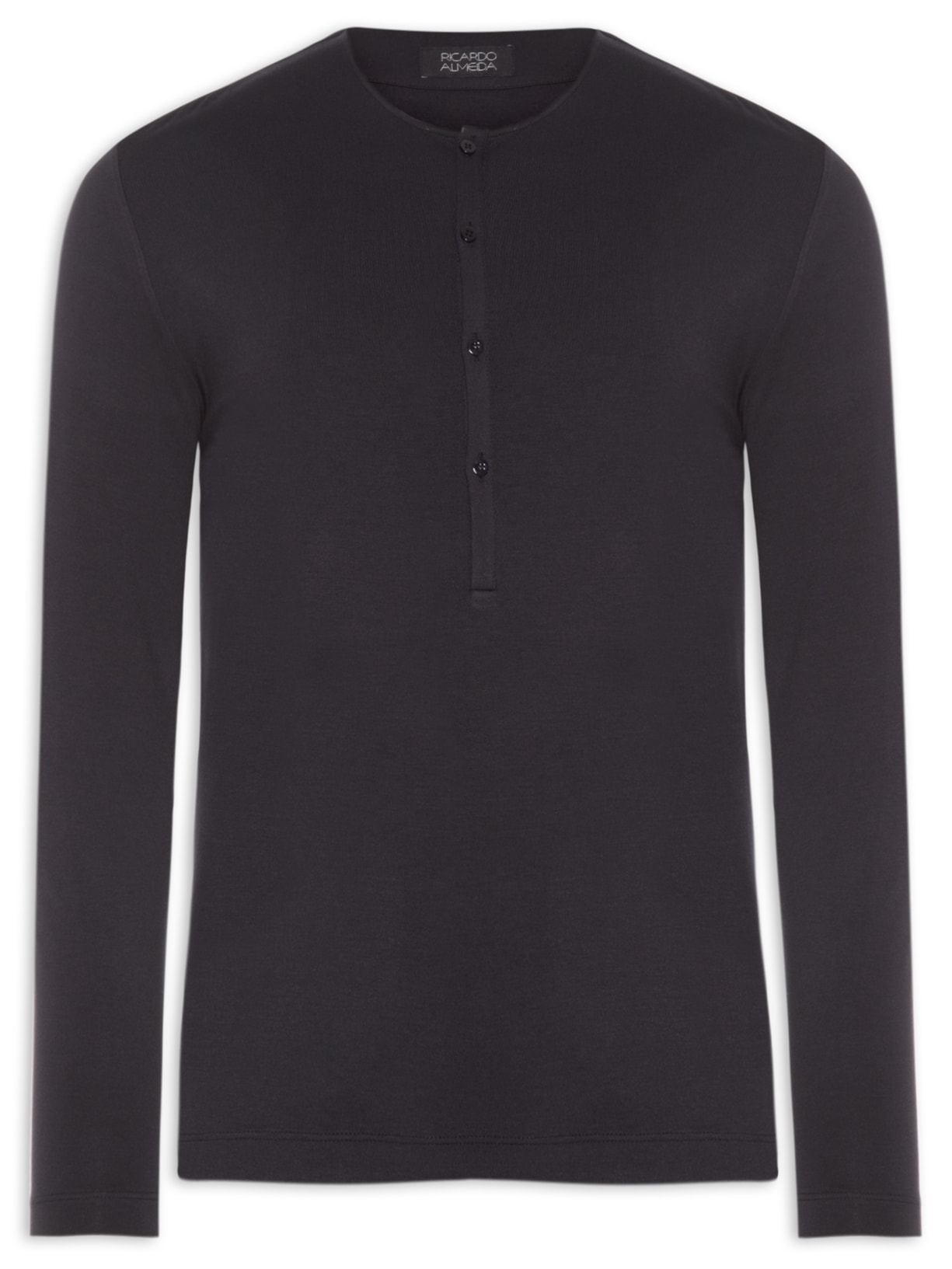 Camiseta Masculina Manga Longa Azul Ricardo Almeida