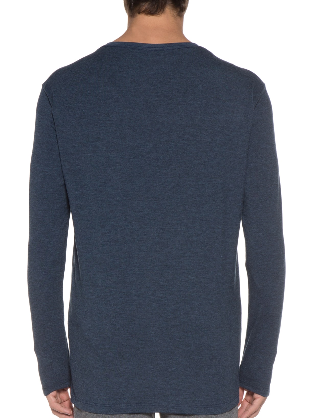 Camiseta Masculina Manga Longa Azul Melty Rj