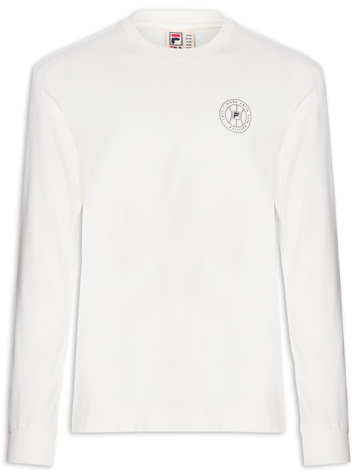 Camiseta Masculina Manga Longa - Bege