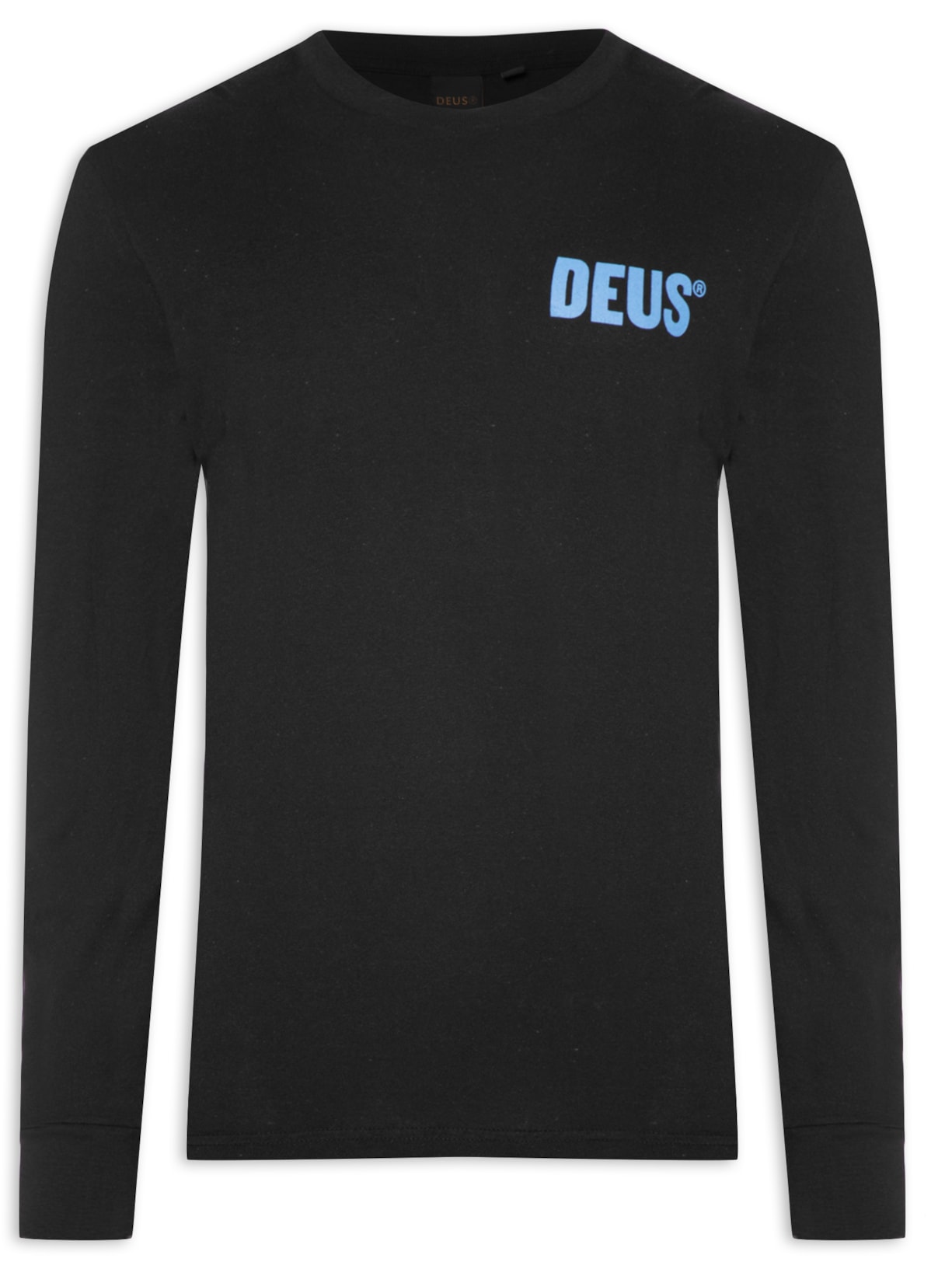 Camiseta Masculina Manga Longa Blanche - Preto