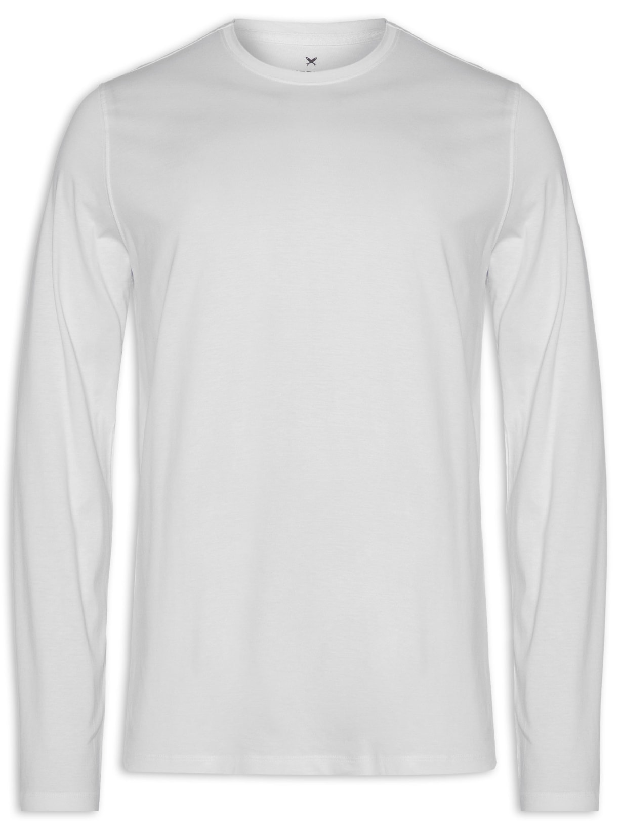 Camiseta Masculina Manga Longa - Branco