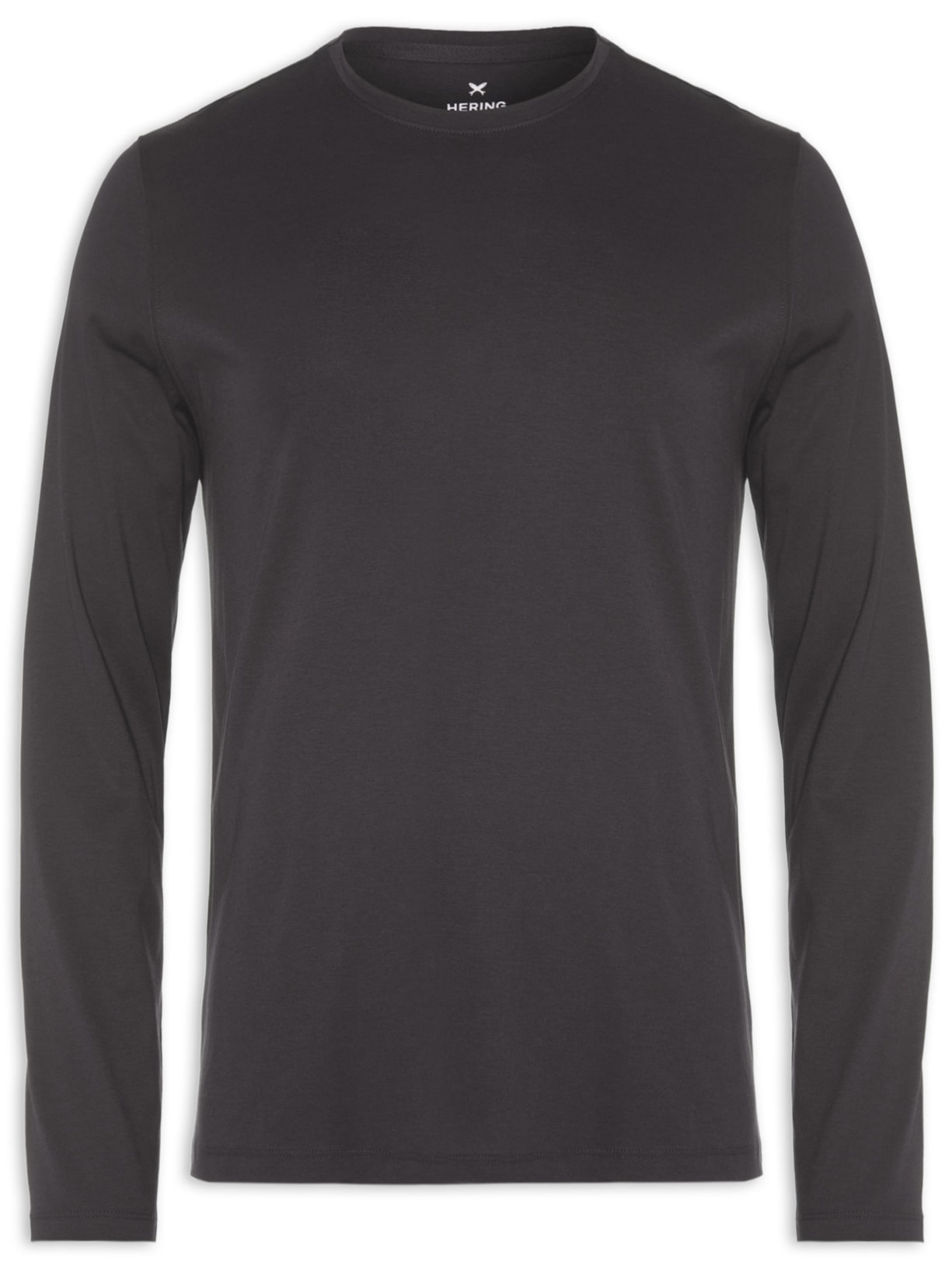 Camiseta Masculina Manga Longa - Cinza