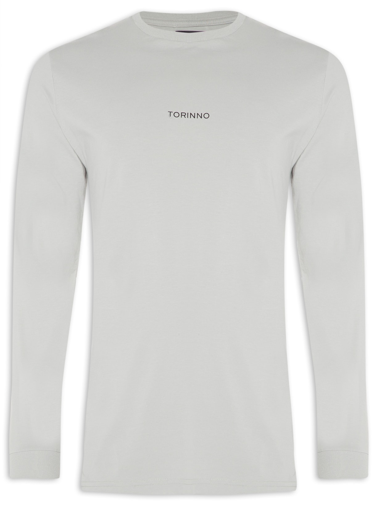 Camiseta Masculina Manga Longa - Cinza