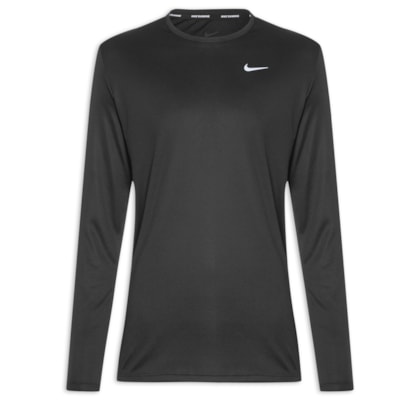 Camiseta Masculina Manga Longa DF UV Miler TO - Preto