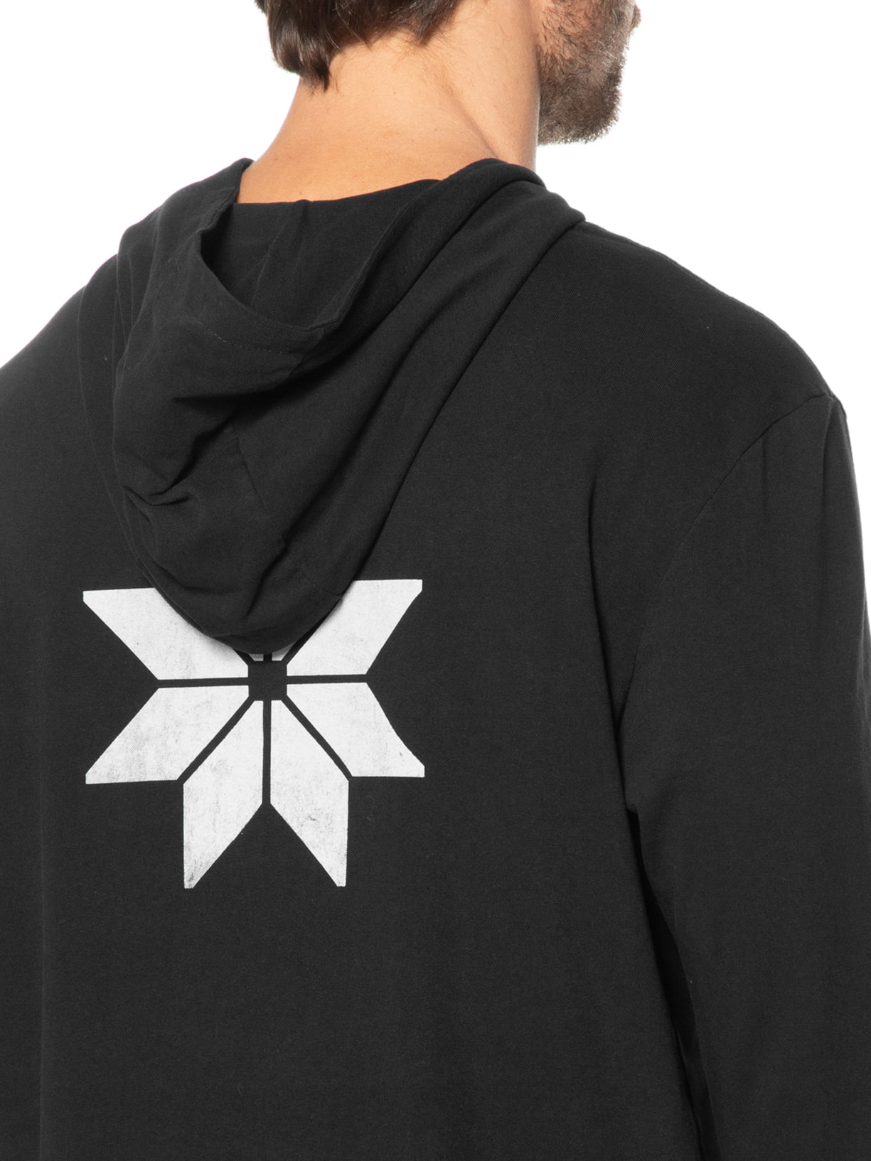 Camiseta Masculina Manga Longa Double Osk Snowboar Preto Osklen