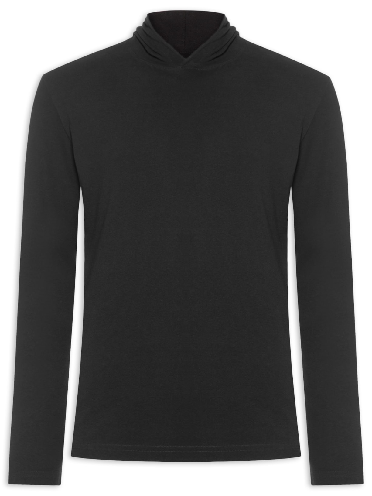 Camiseta Masculina Manga Longa Double Osk Snowboar - Preto