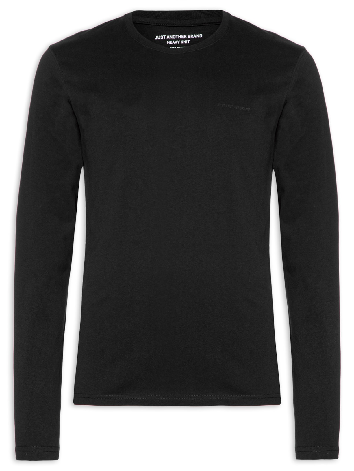 Camiseta Masculina Manga Longa Heavy Knit - Preto