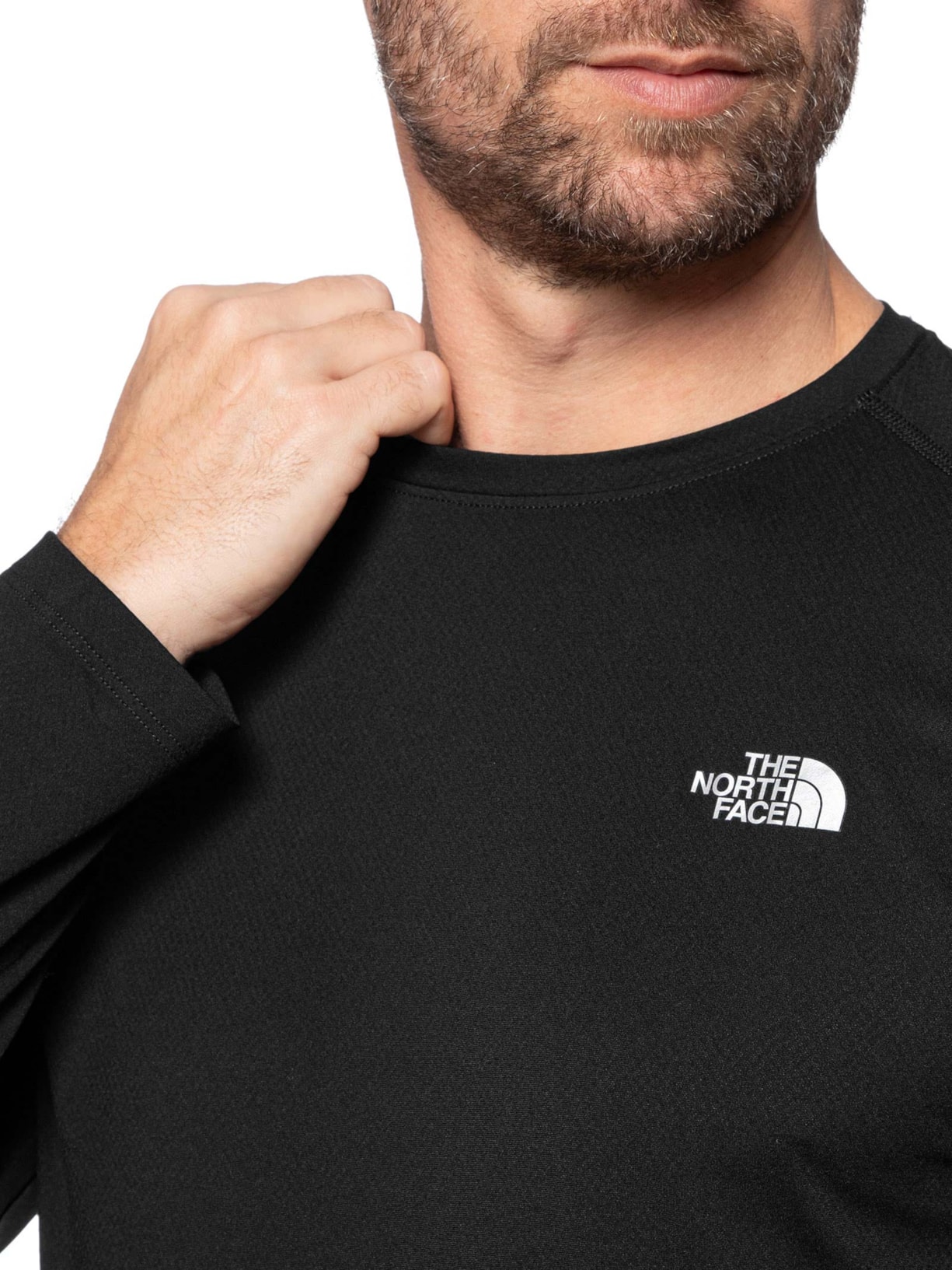 Camiseta Masculina Manga Longa Hyper Tee Preto The North Face