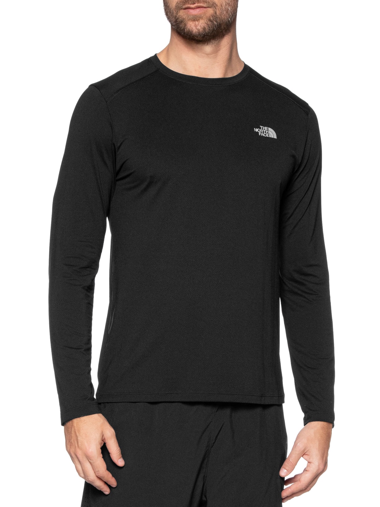 Camiseta Masculina Manga Longa Hyper Tee Preto The North Face