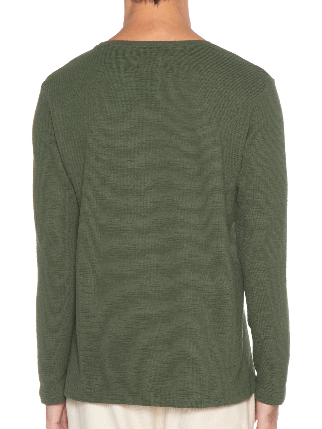 Camiseta Masculina Manga Longa Malha Free Verde Armadillo