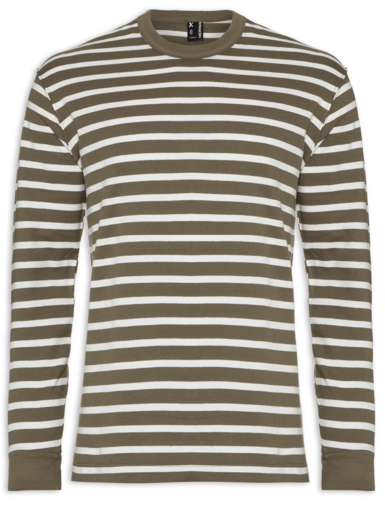 Camiseta Masculina Manga Longa - Marrom