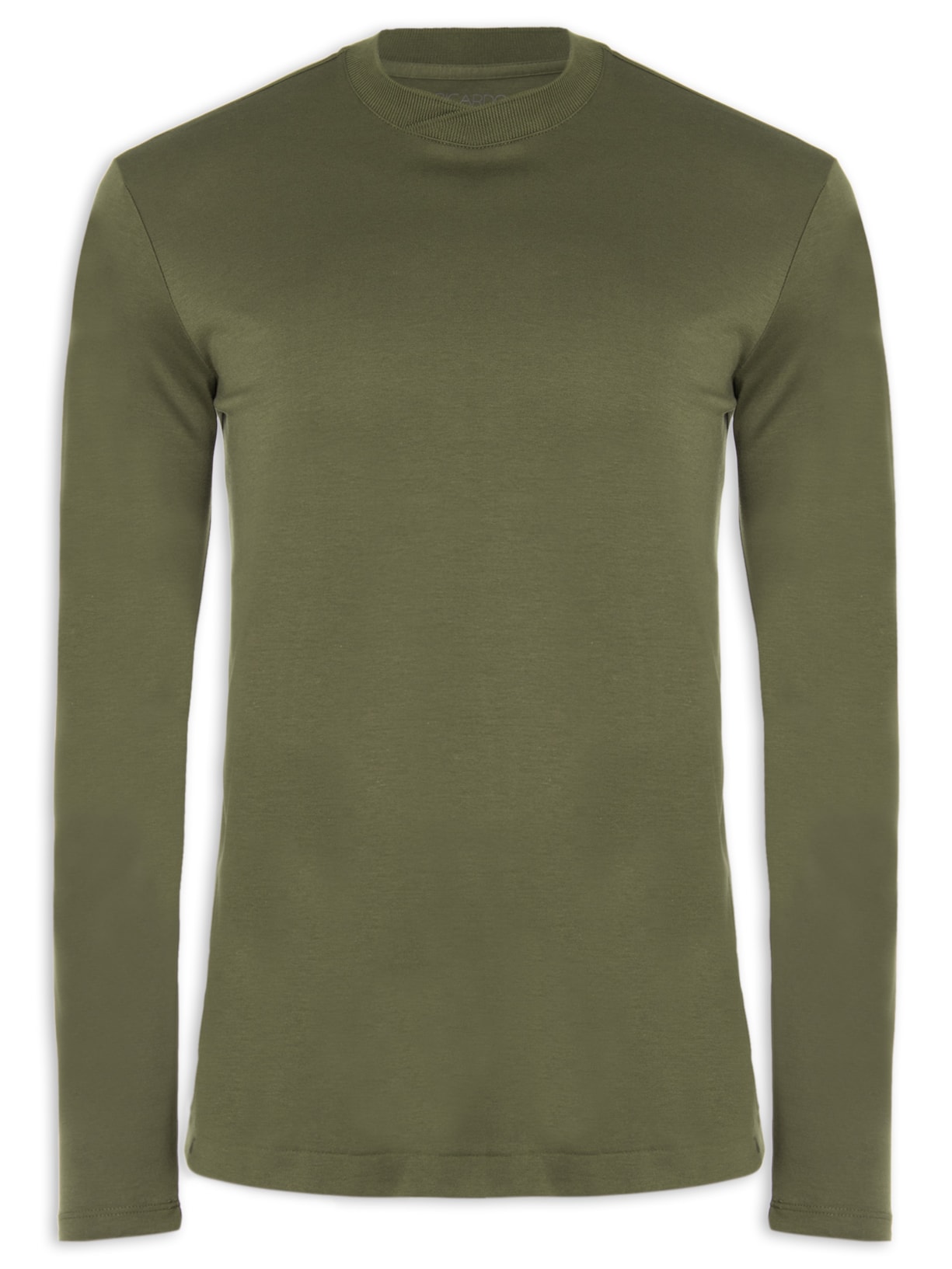 Camiseta Masculina Manga Longa Mpro Gola Transpassada Hd B - Verde