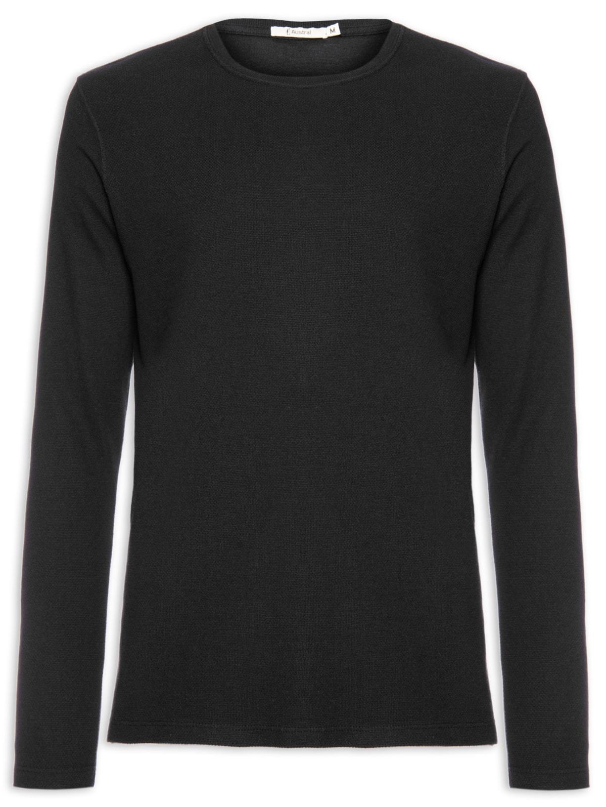 Camiseta Masculina Manga Longa Nagoia - Preto