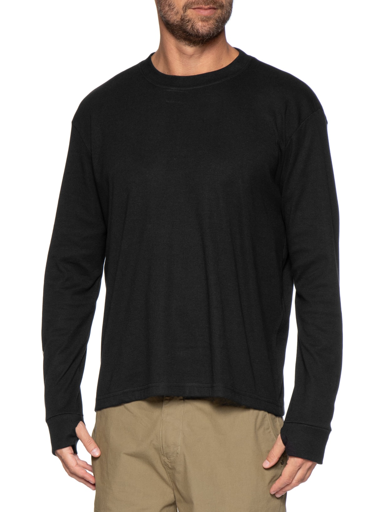 Camiseta Masculina Manga Longa Osk Snowboarding Preto Osklen