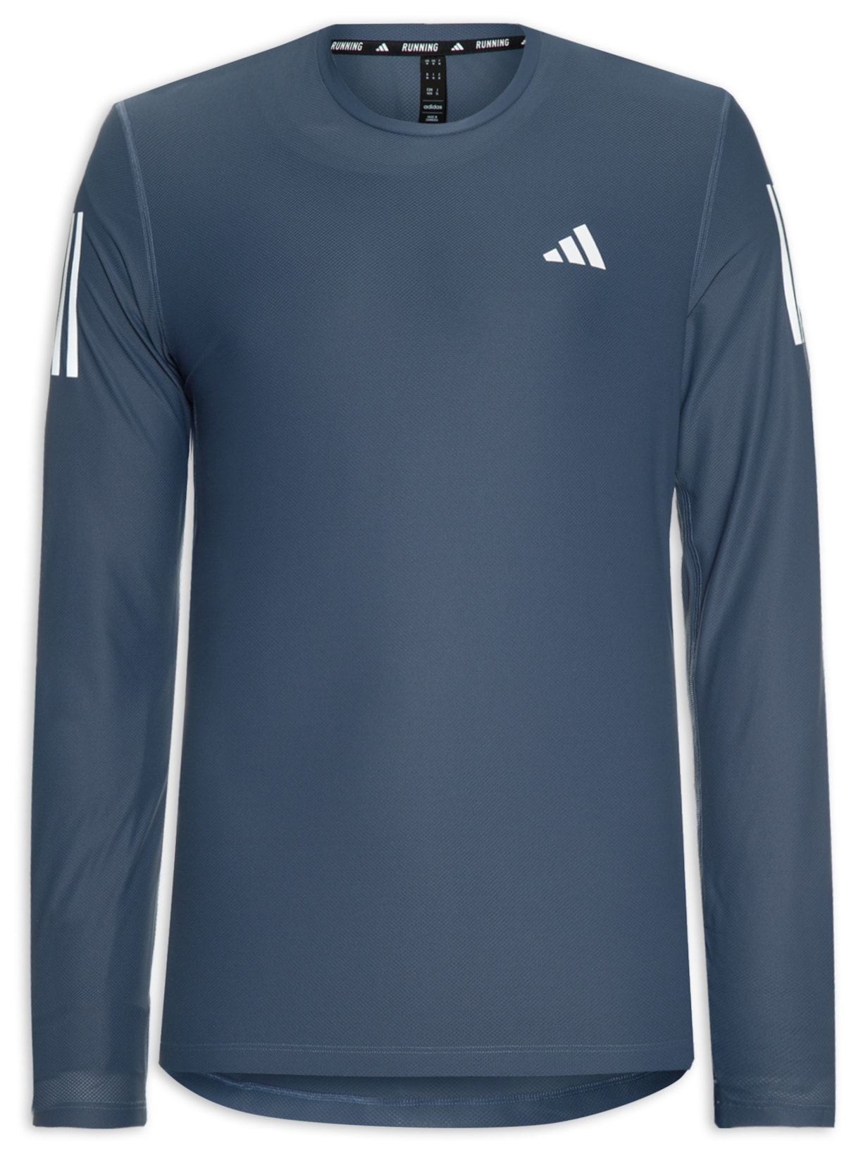 Camiseta Masculina Manga Longa Own The Run Base - Azul