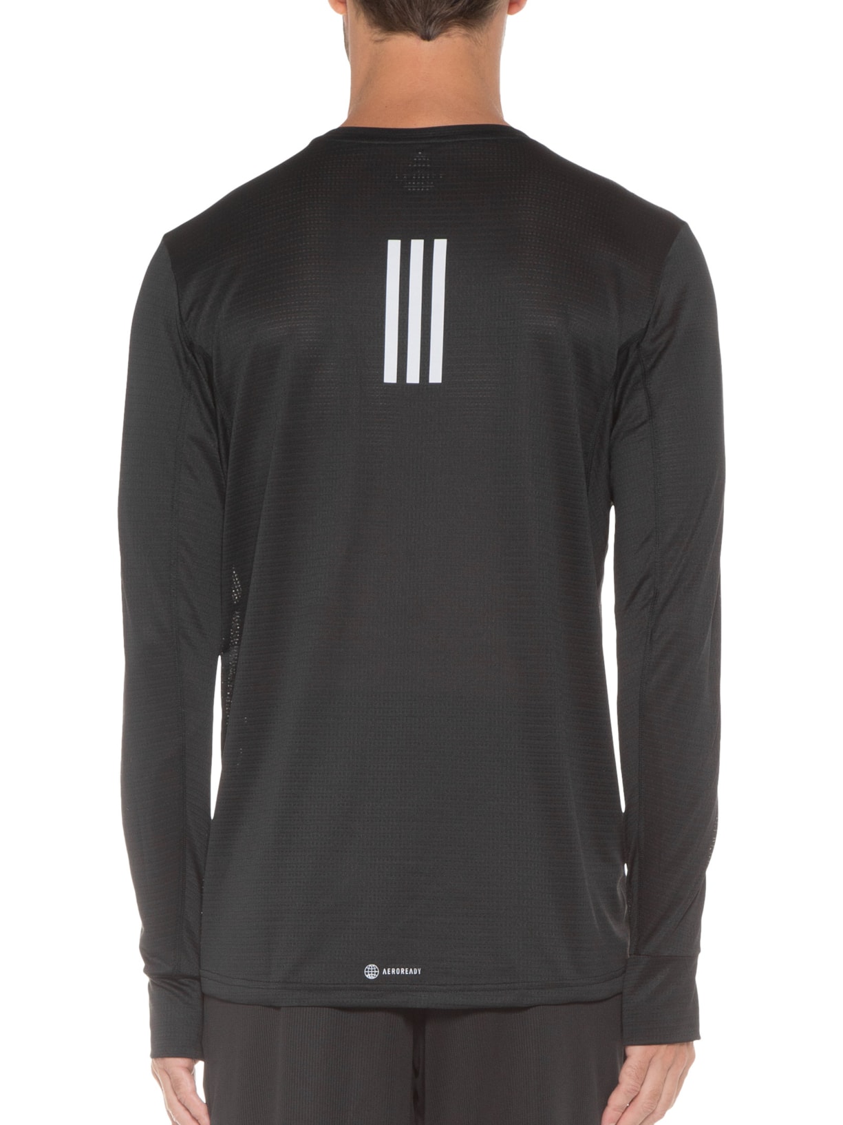 Camiseta Masculina Manga Longa Own The Run Preto Adidas