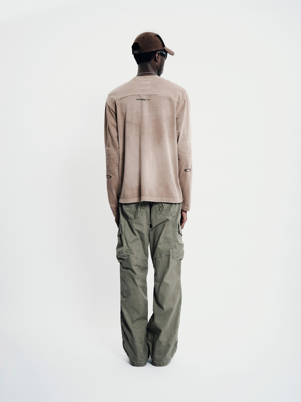 Camiseta Masculina Manga Longa Padded Bege Piet + Oakley