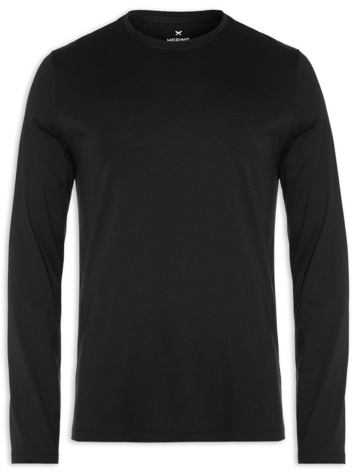 Camiseta Masculina Manga Longa - Preto