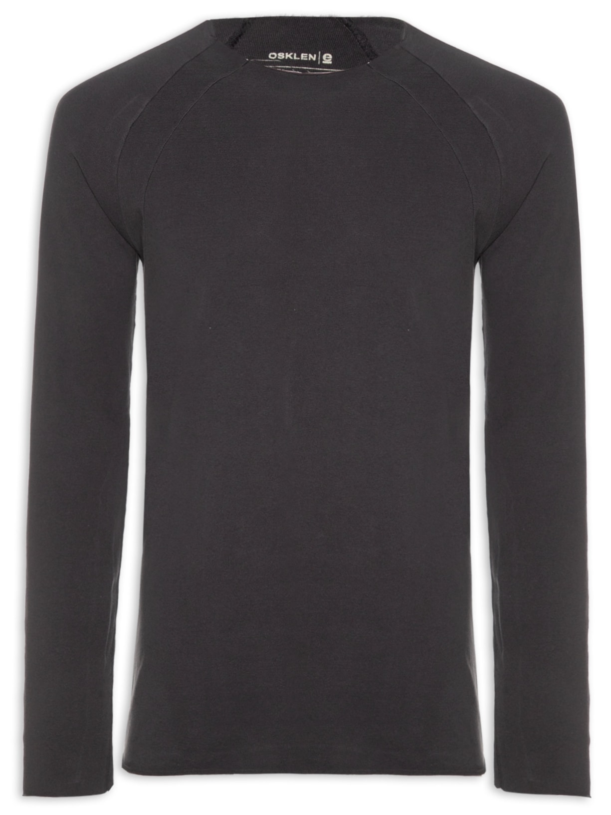 Camiseta Masculina Manga Longa Raglan Cut - Cinza