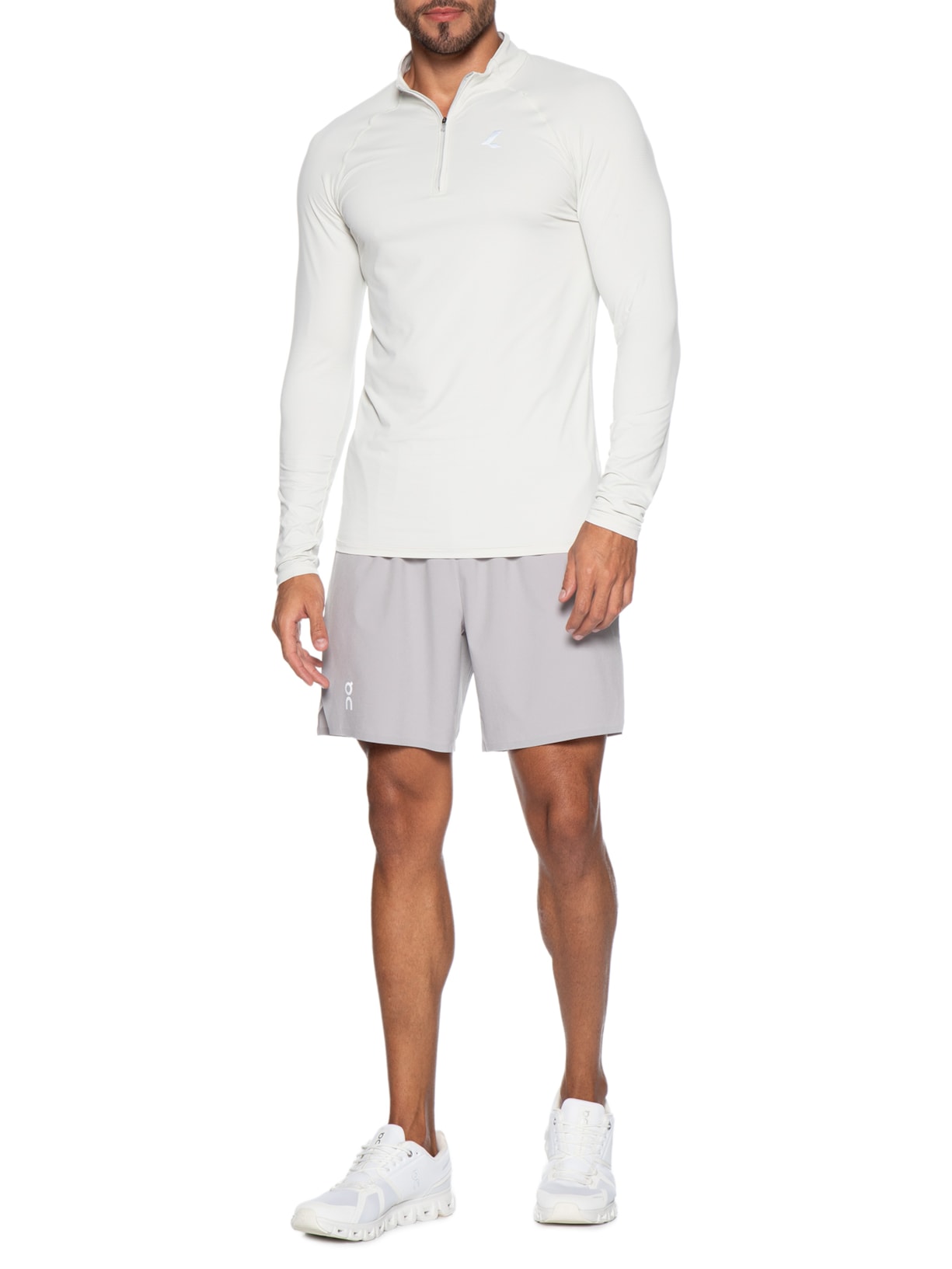 Camiseta Masculina Manga Longa Run Slim Men Off White Live!