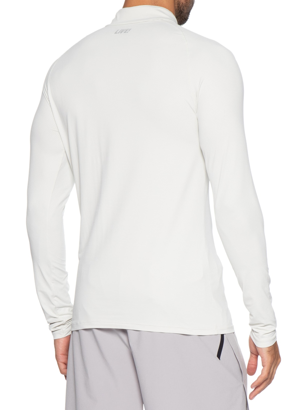 Camiseta Masculina Manga Longa Run Slim Men Off White Live!