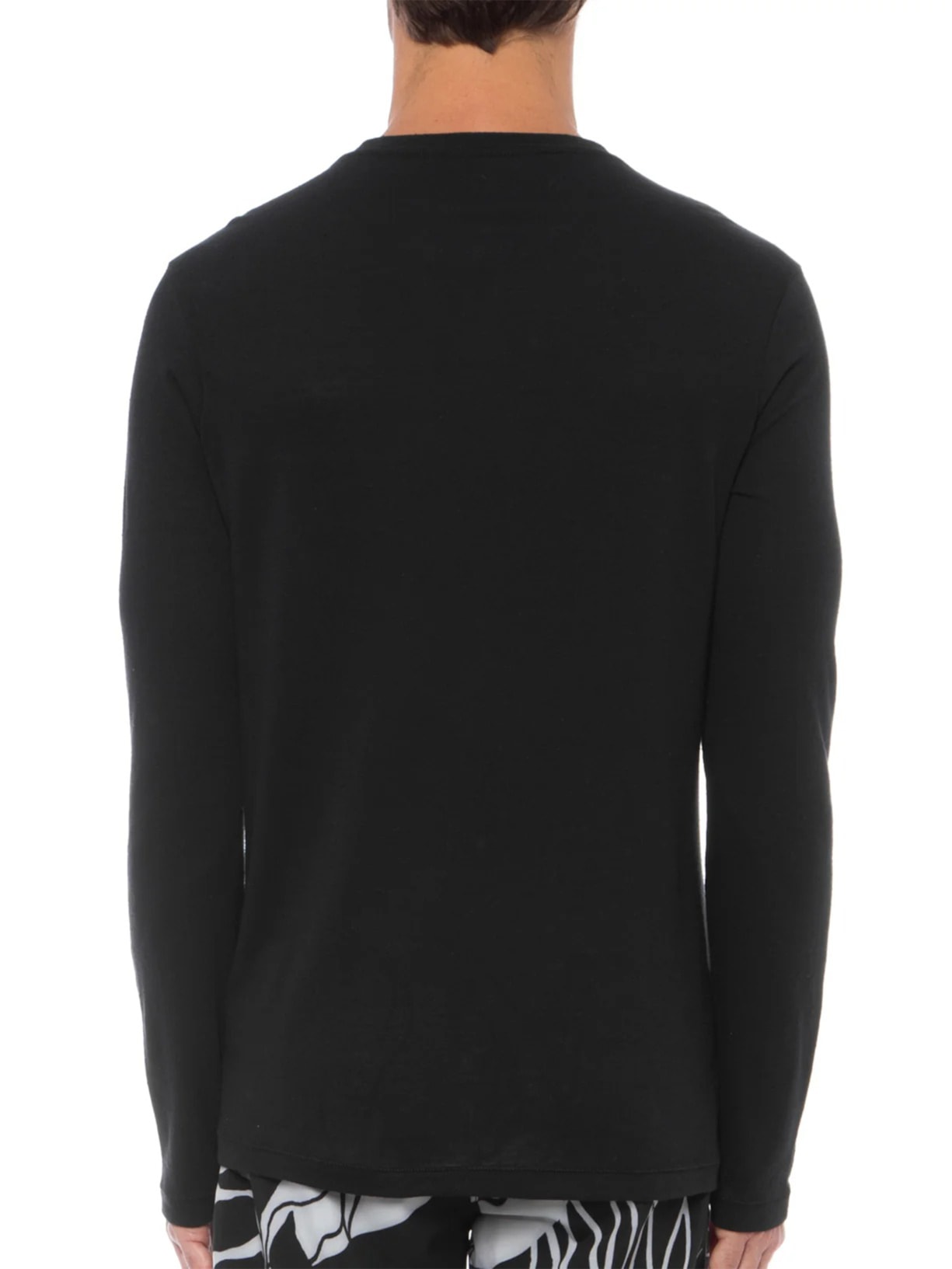 Camiseta Masculina Manga Longa Rustic Pocket E-Basics ML II Preto Osklen