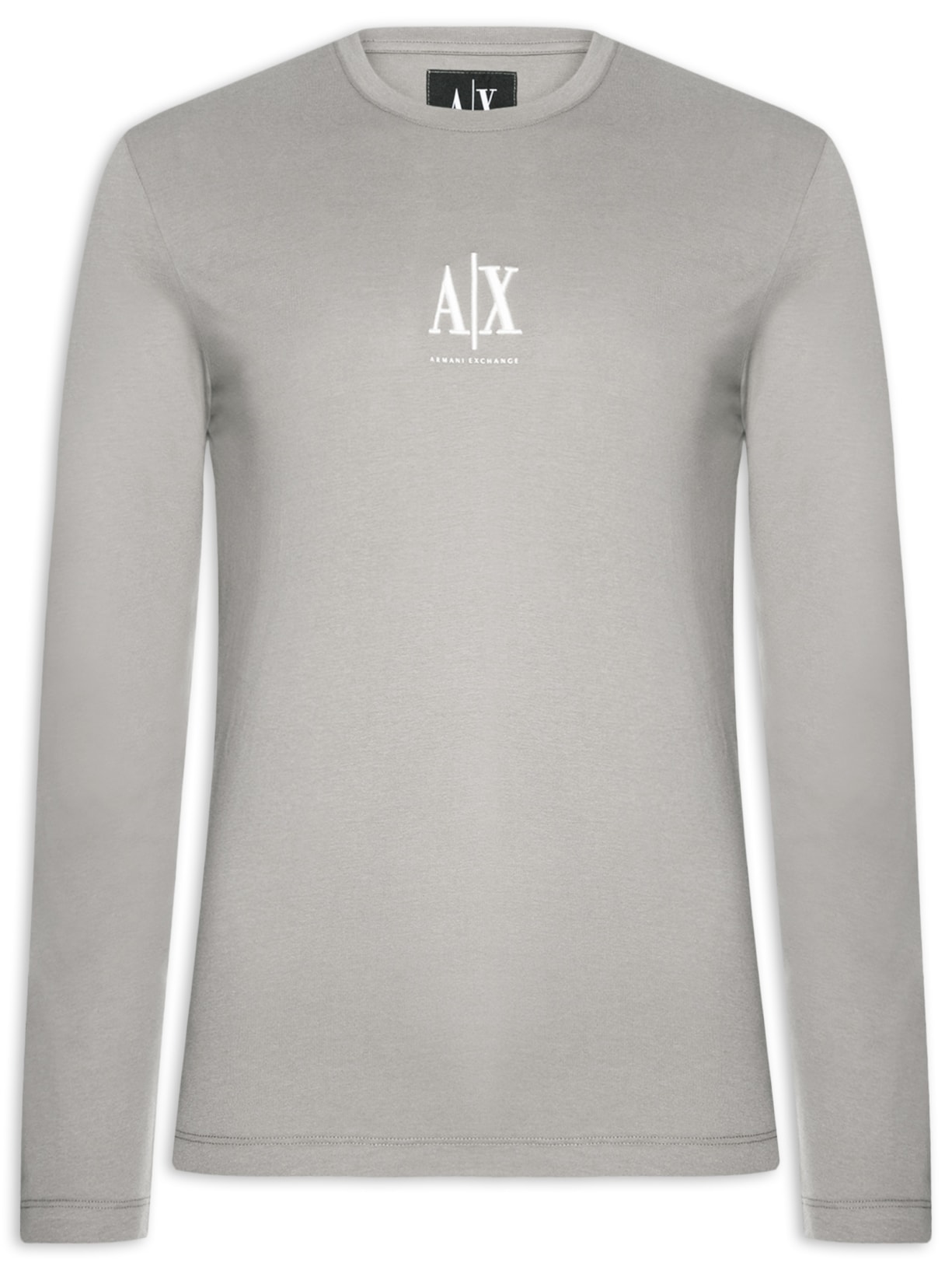 Camiseta Masculina Manga Longa Slim Fit AX - Bege