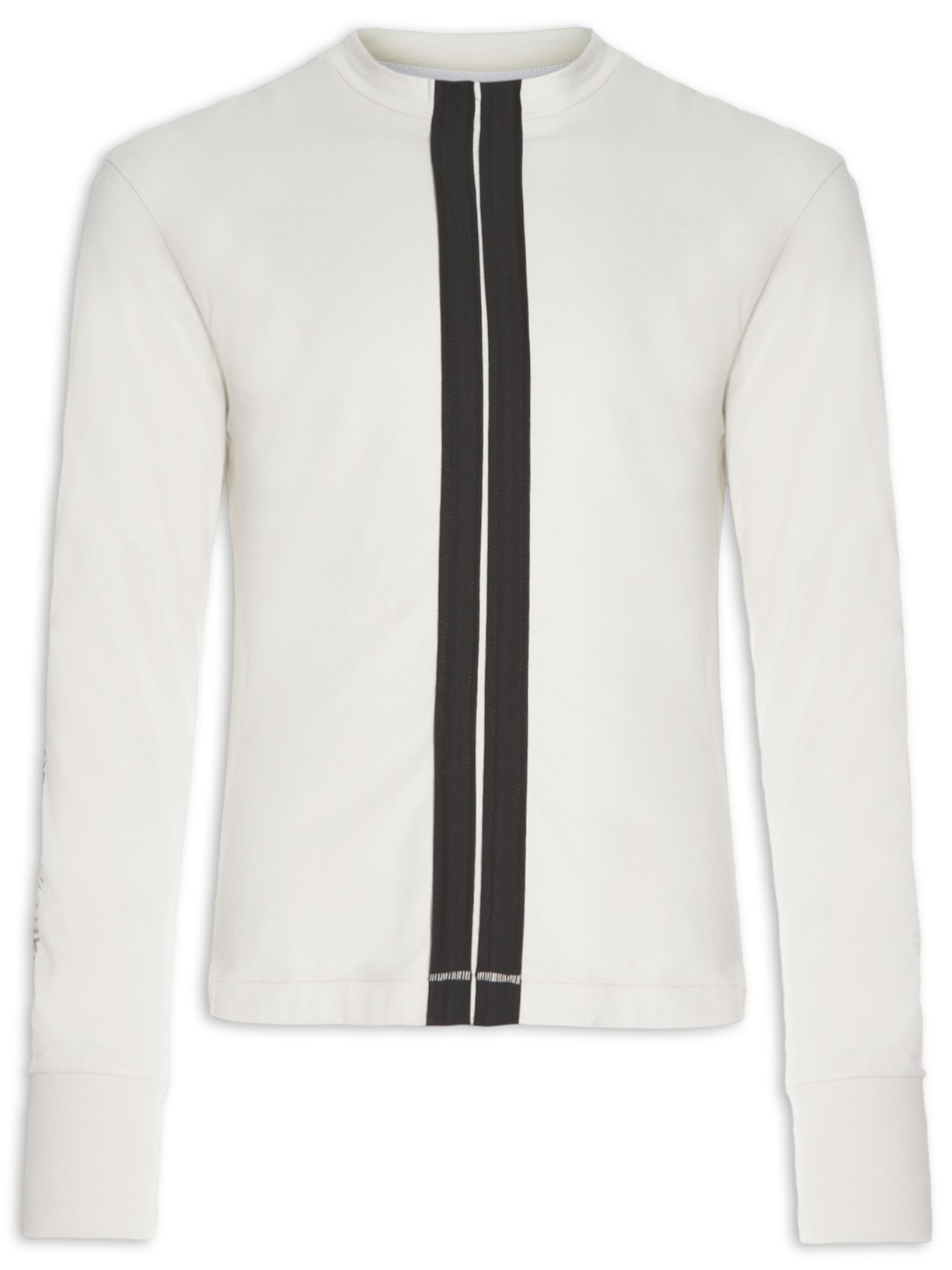 Camiseta Masculina Manga Longa Stripe Trkk - Off White