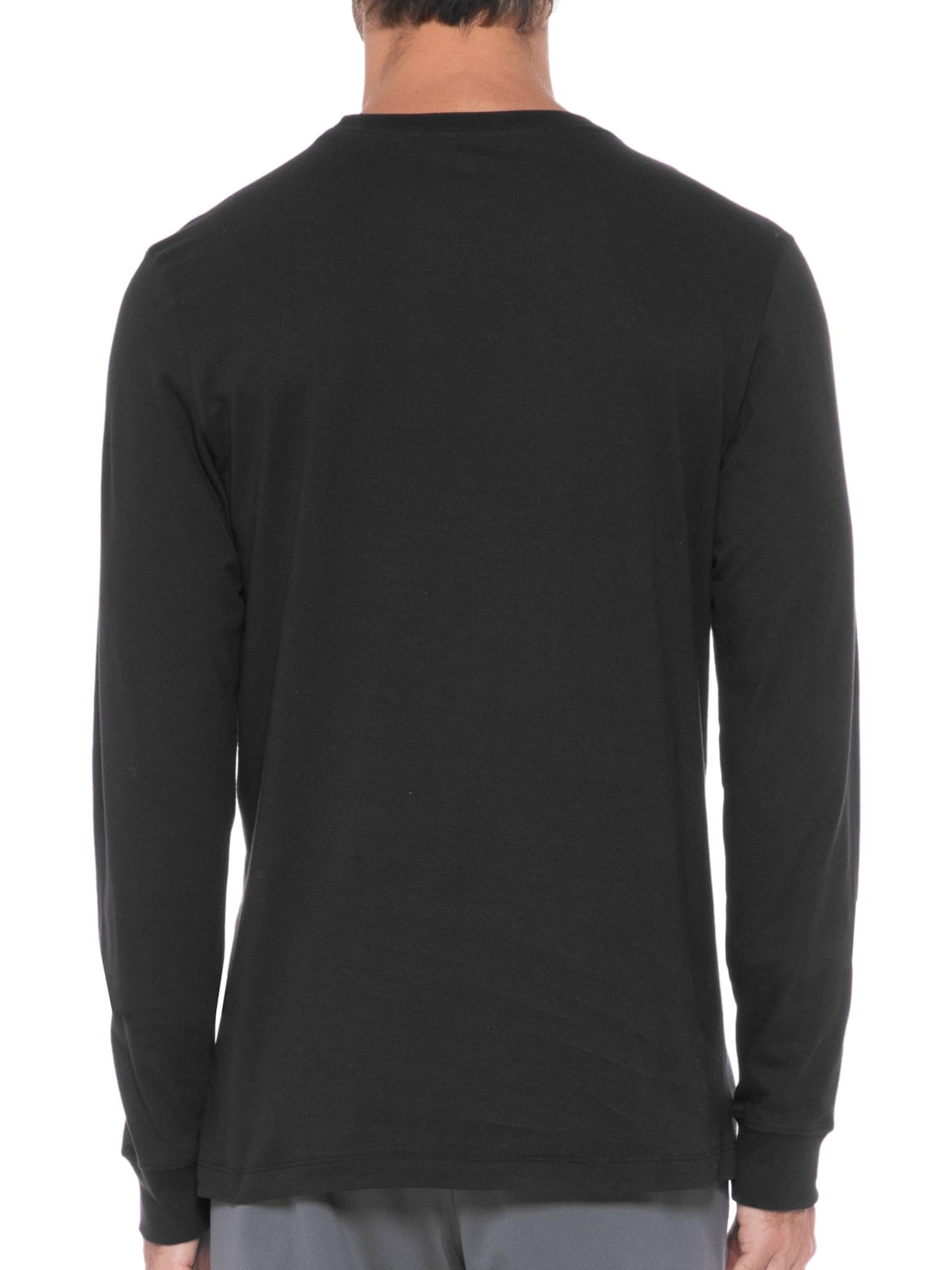 Camiseta Masculina Manga Longa Tee Ls Embrd Preto Nike