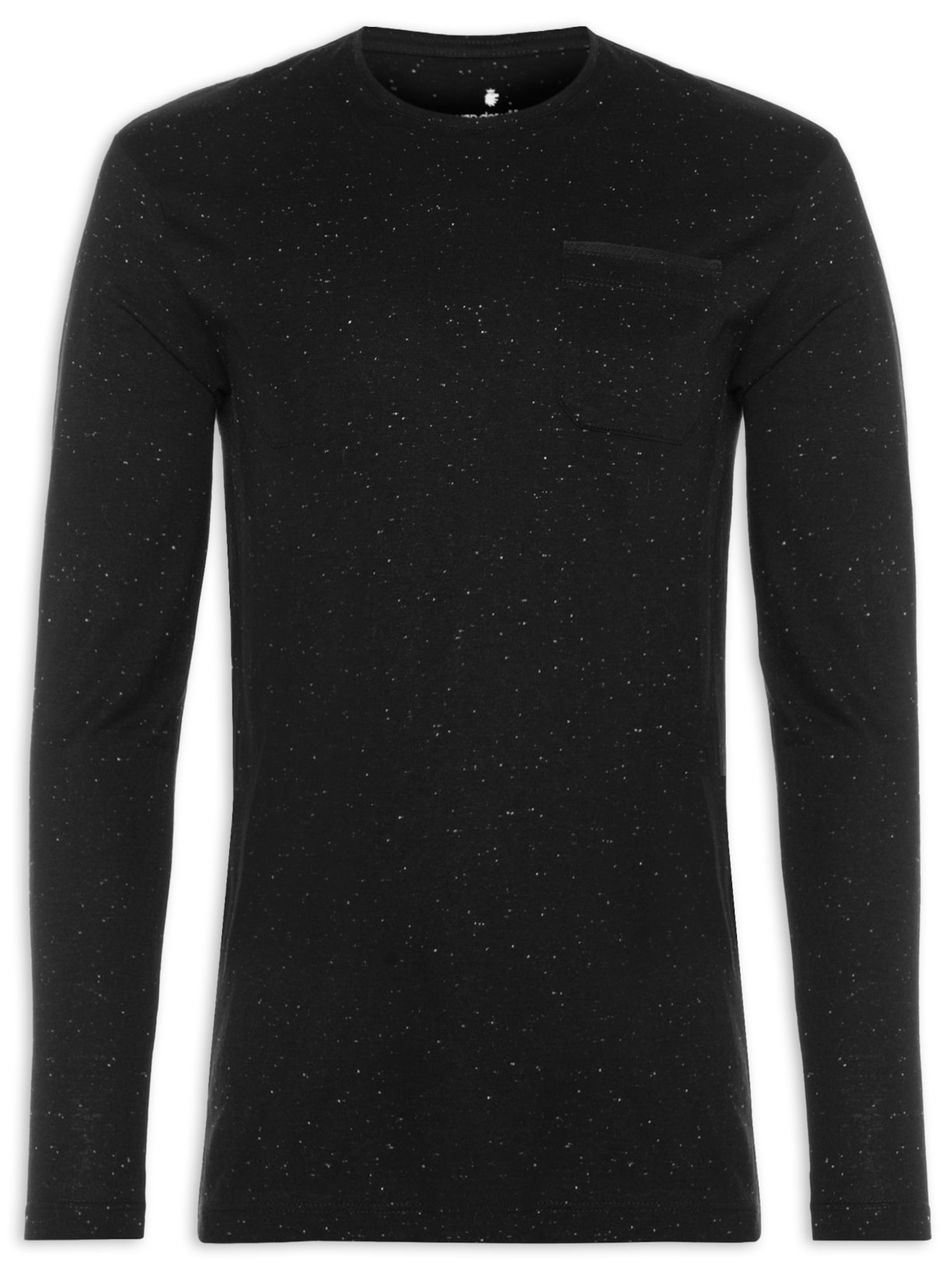 Camiseta Masculina Manga Longa Tony Preto Von Der Volke