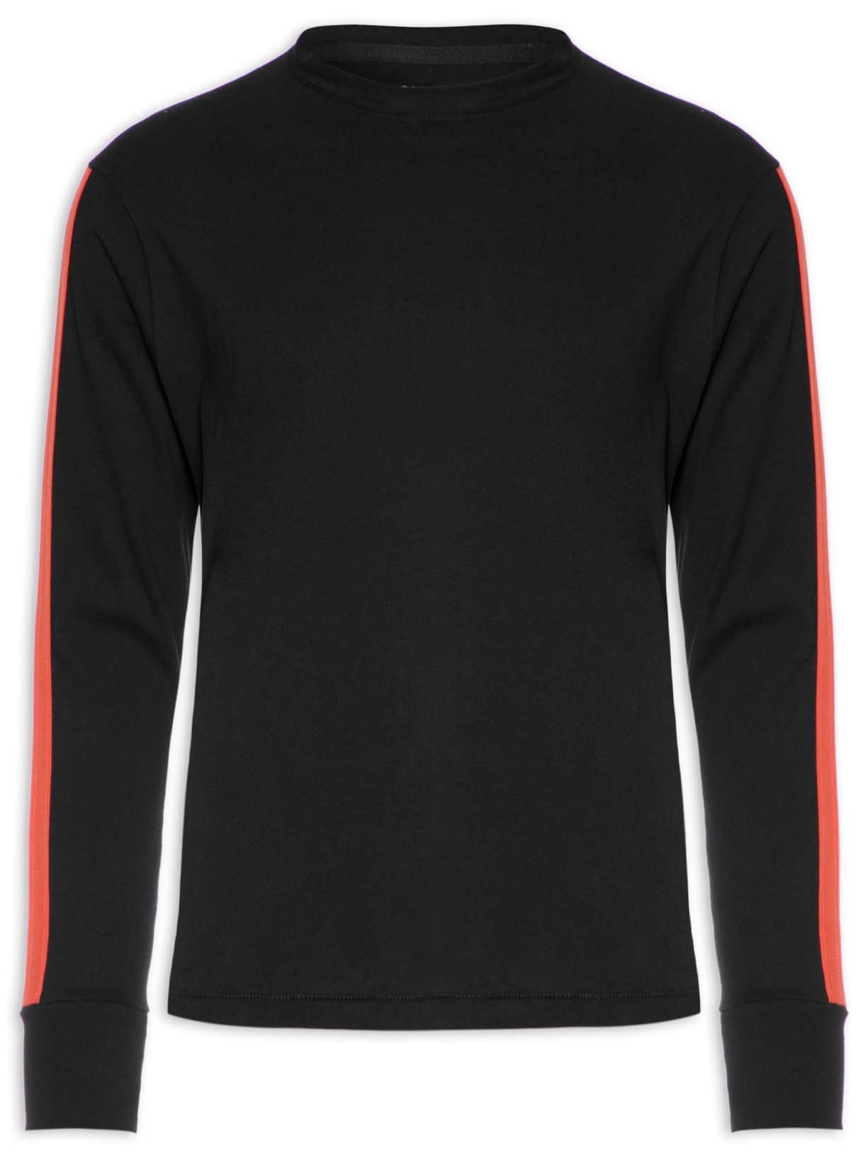 Camiseta Masculina Manga Longa Trekking - Preto