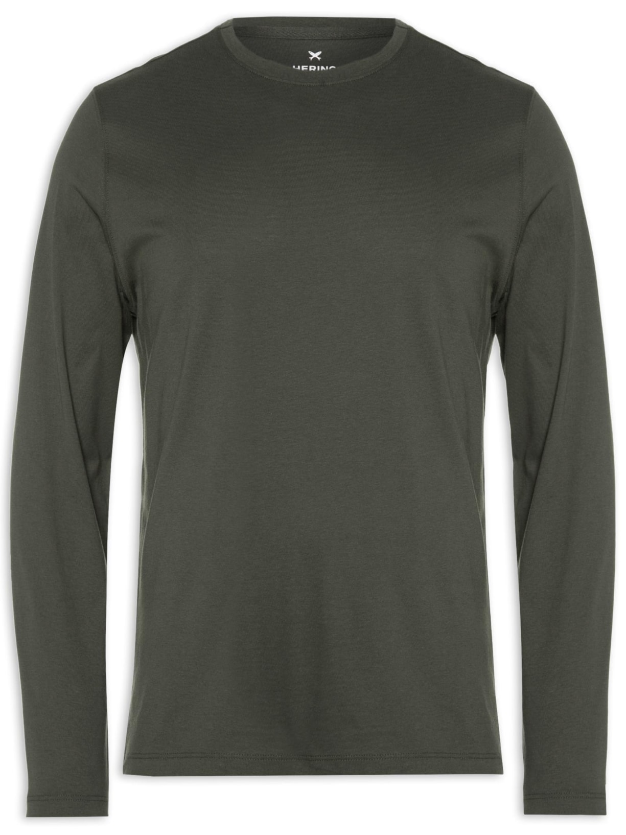 Camiseta Masculina Manga Longa - Verde