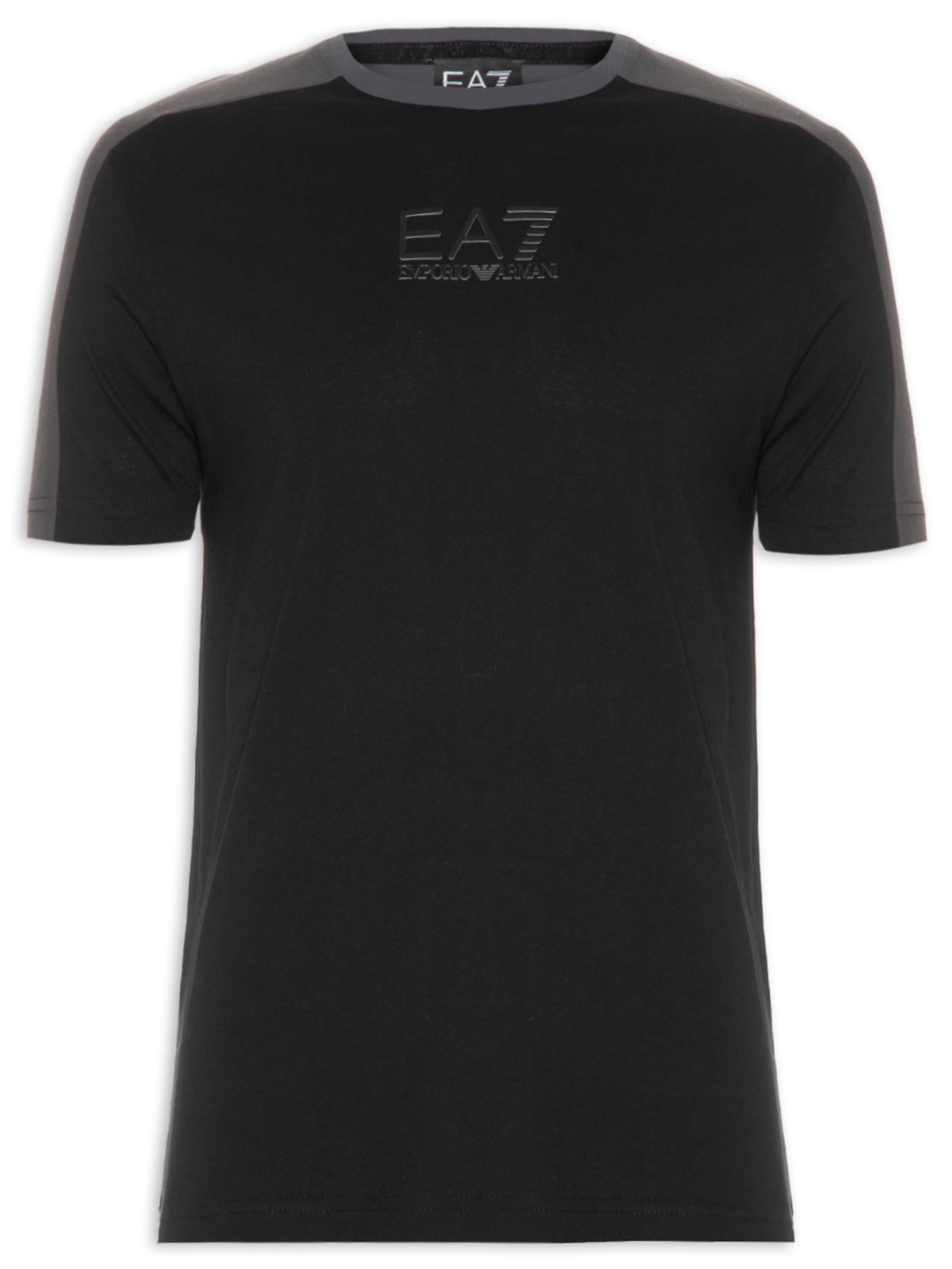 Camiseta Masculina Manga Raglan - Preto